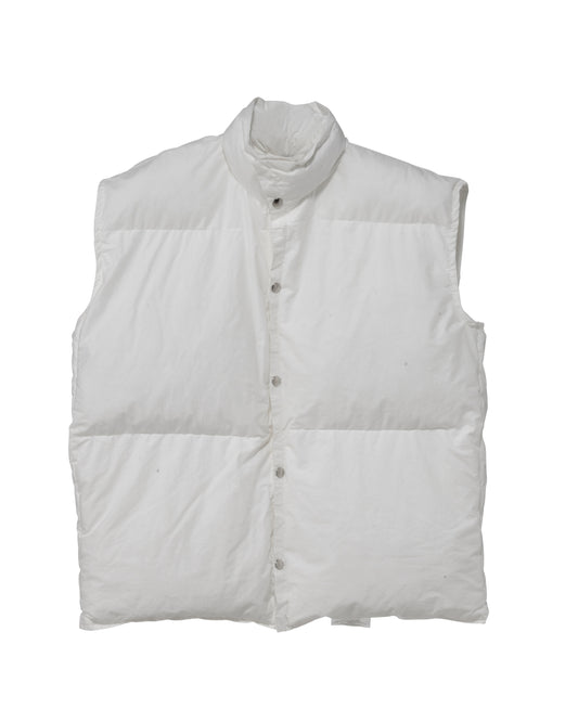 Puffer Vest, White