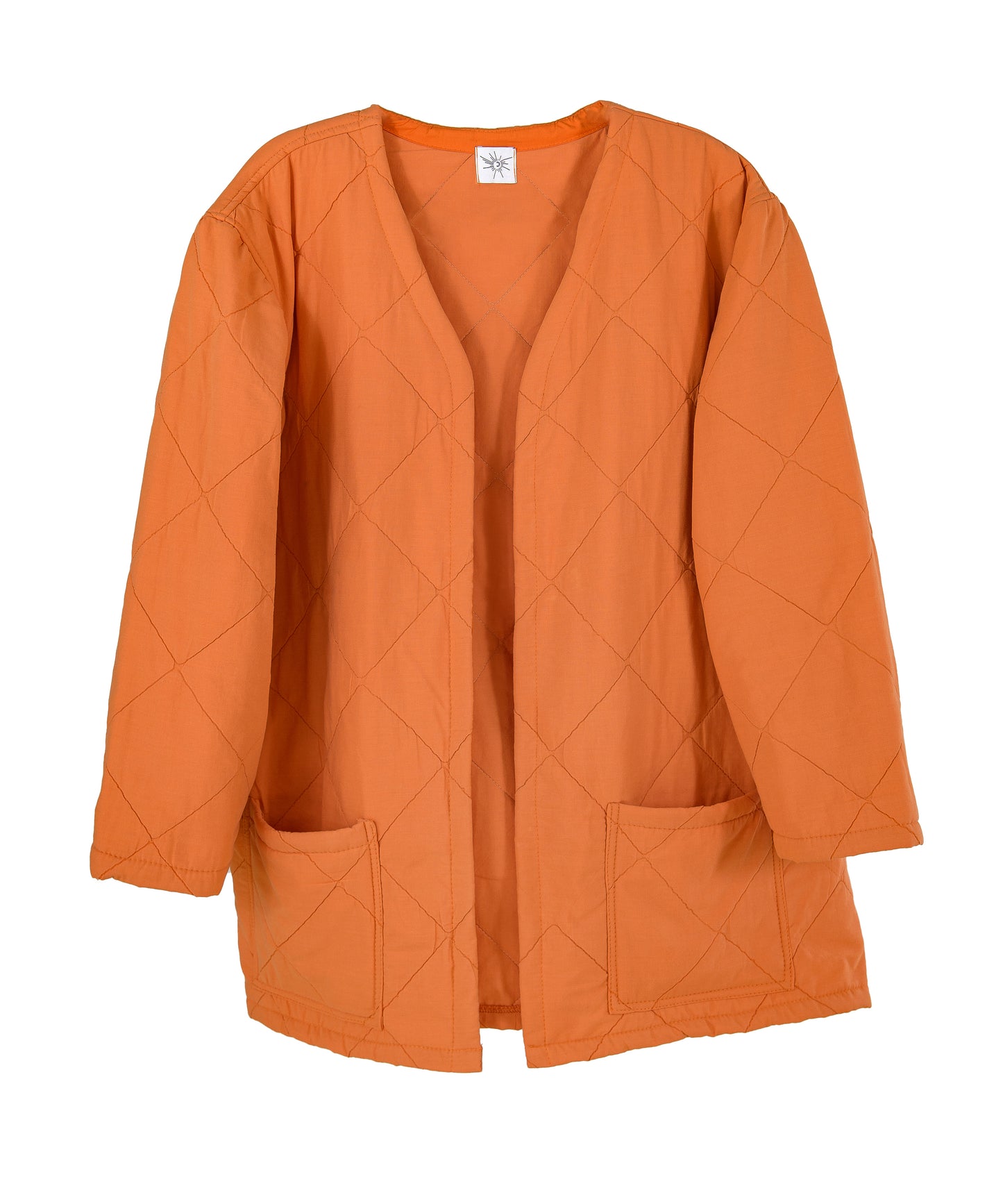 Quilted Jacket, Orange