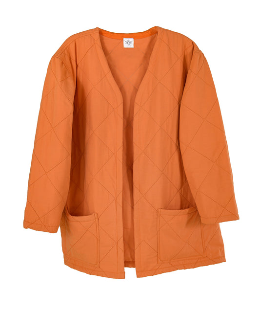 Quilted Jacket, Orange