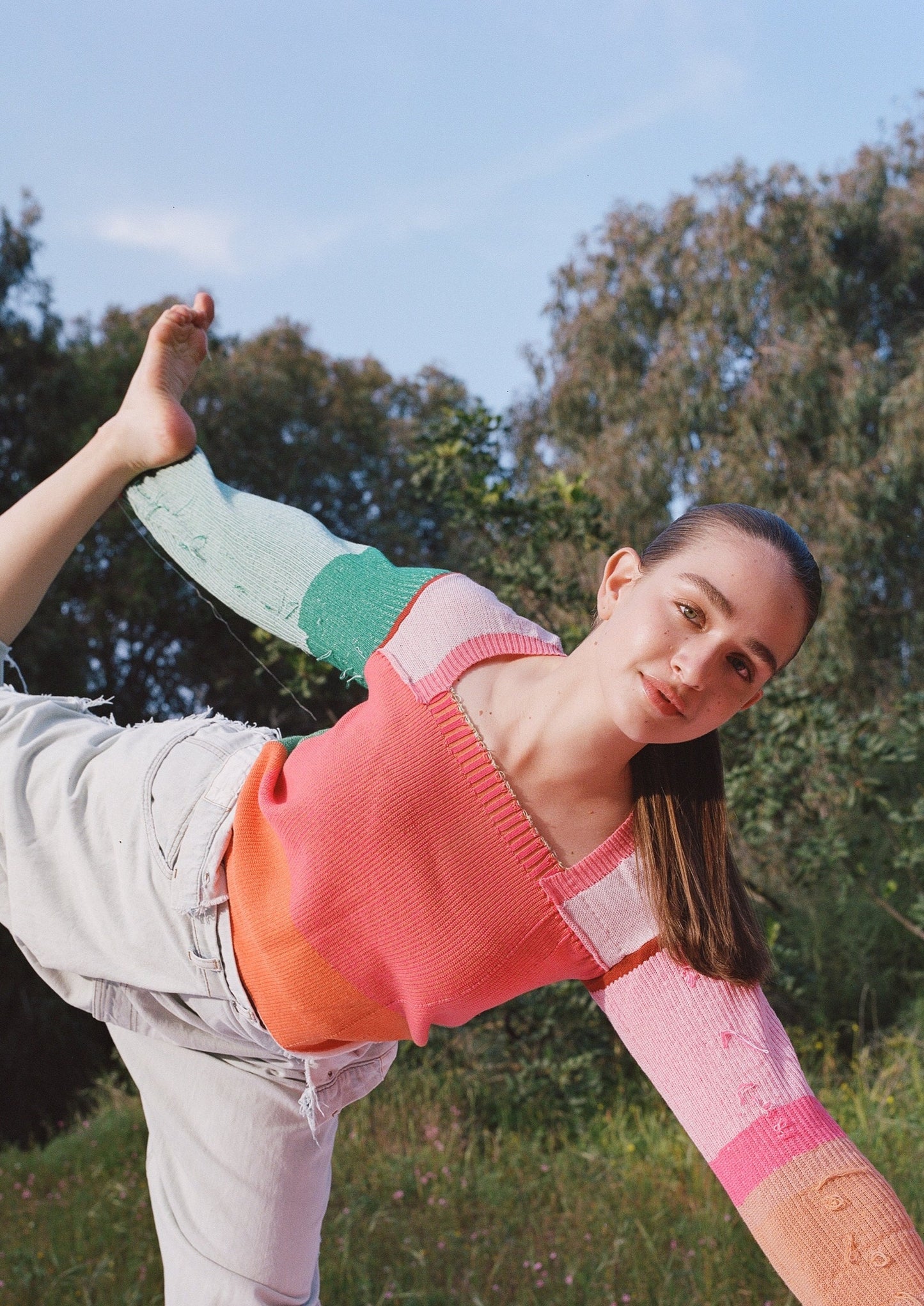 Colorblock Sweater