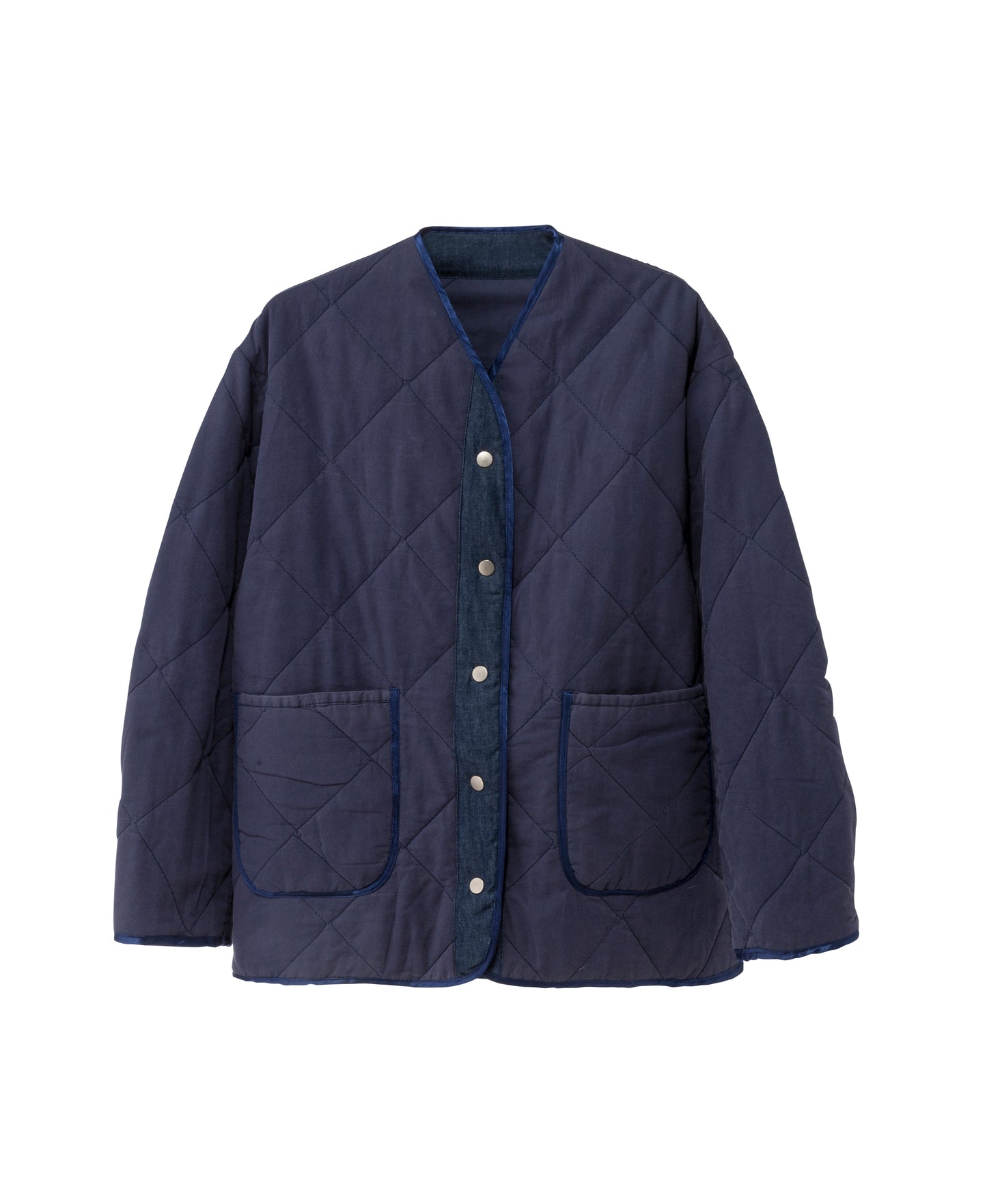 Quilted Jacket, Navy